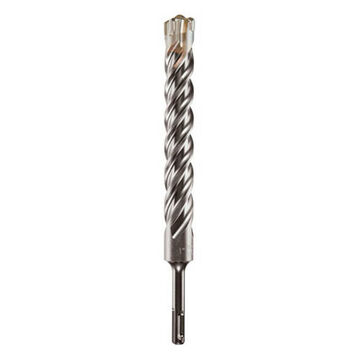 4-Cutter Rotary Hammer Drill Bit, 1-1/8 in Dia x 18 in lg, 13/32 in, Carbide Tip