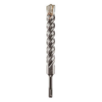 Drill Bit 4-cutter Rotary Hammer, 1-1/8 In Dia X 18 In Lg, 13/32 In, Carbide Tip