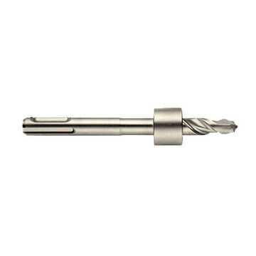4-Cutter Rotary Stop Hammer Drill Bit, 3/8 in Dia x 4-1/4 in lg, 25/64 in, Carbide Tip