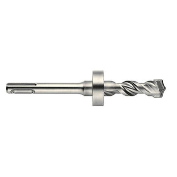 4-Cutter Rotary Stop Hammer Drill Bit, 5/8 in Dia x 5-1/2 in lg, 25/64 in, Carbide Tip