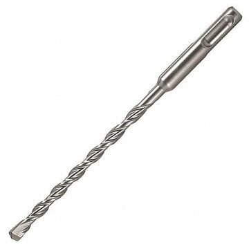 Drill Bit 2-cutter Rotary Hammer, 4 Mm Dia X 160 Mm Lg, 3/8 In, Carbide Tip