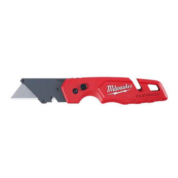 Knife Folding Utility, 1-17/64 In Lg, 0.93 In Wd, Steel