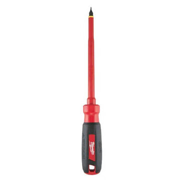 Insulated Screwdriver, No. 1, 7 in lg, Alloy Steel