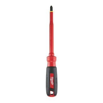 Insulated Screwdriver, No. 3, 10-1/2 in lg, Alloy Steel