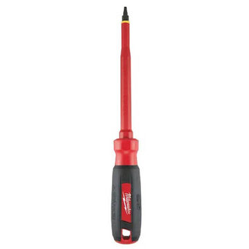 Insulated Screwdriver, No. 3, 10 in lg, Alloy Steel