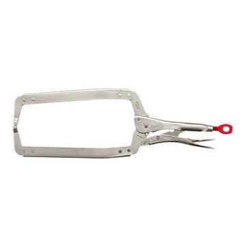 Regular Locking C-Clamp, Forged Alloy Steel, 8 in Jaw Opening