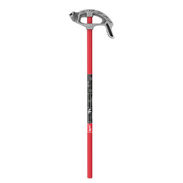 Handheld Conduit Bender, Aluminum, Gray/Red Handle, Aluminum/Steel Construction, 44 in Handle Length, 1 in Conduit, 12 in wd, 2.5 in ht