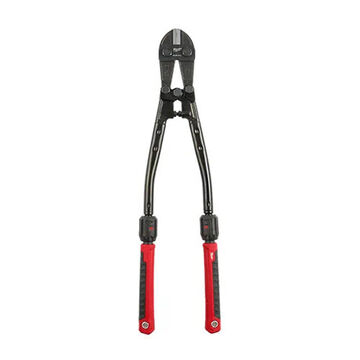 Adaptable Bolt Cutter, Forged Steel Blade, 1-1/2 in Jaw, 1/2 in Capacity, 24 in OAL