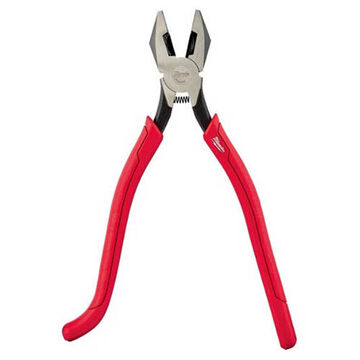 Plier Comfort Grip Ironworker's Linemans, 1-1/4 In Capacity, 1/2 In Wd, 1-1/4 In Lg, 5/8 In Thk Jaw, Iron Carbide, 4-1/4 In Lg