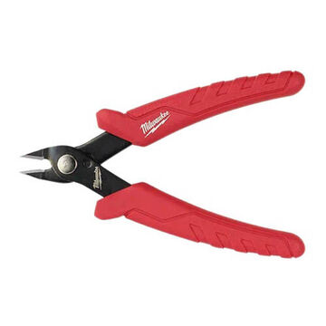 Diagonal Cutting Pliers Flush Cutter, 18 AWG, 9/64 in wd, 13/16 in lg Jaw, Steel, 8 in lg