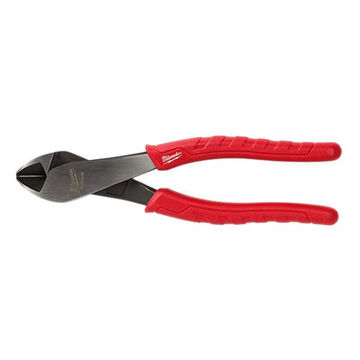Plier Angle Head Cutting, 3/4 In Capacity, Steel, 8 In Lg