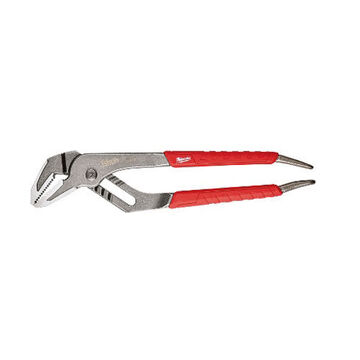 Straight Jaw Plier, 2 in Capacity, Forged Alloy Steel, 0.5 in wd, 1.36 in lg Jaw, 10 in lg