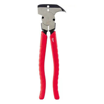 Plier Comfort Grip Fencing, 1-1/2 In Capacity, Steel, 3-1/4 In Wd, 3/4 In Lg Jaw, 10-5/8 In Lg 