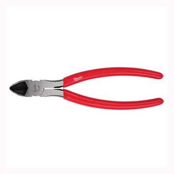 Plier Diagonal Cutting, Steel, 5 In Standard Handle, 3/8 In Wd, 1 In Lg Manual Jaw, 1-1/8 In Capacity