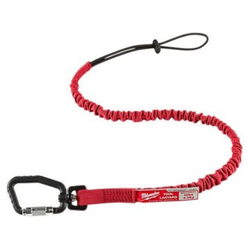 GIG GEAR Tool Tether Lanyard with Aluminum Dual Auto Locking Carabiner -  Heavy Duty Tool Lanyards for Hand Tools for Professionals - Fall Protection