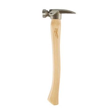 Framing Hammer, Smooth Face, Forged Steel Head, Hickory Handle, 16.063 in lg