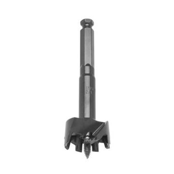 Selfeed Hex Shank Drill Bit, 7/16 in Shank, 1-3/4 in Dia, 4-3/4 in lg, Steel