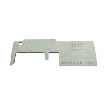 Replacement Blade, 2 in wd, Hardened steel