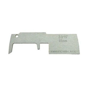 Blade Replacement, 2 In Wd, Hardened Steel
