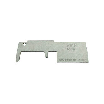 Replacement Blade, 2-9/16 in wd, Hardened steel