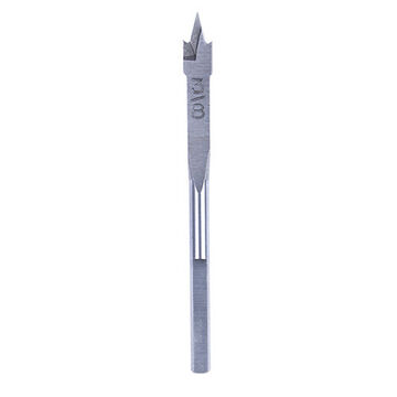 Spade Pilot Bit, Carbon Steel, Carbide, 3/8 in Size, 1/2 in Shank