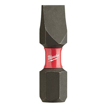 Bit Impact Screwdriver, 9/32 In, 1 In Lg, Slotted, Alloy Steel