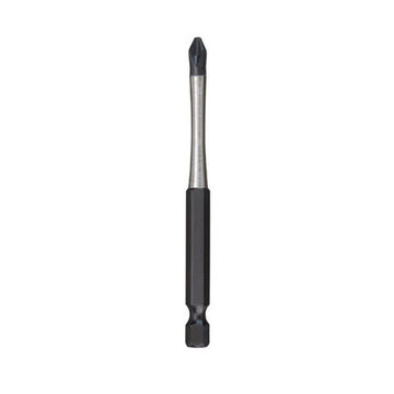 Impact Screwdriver Bit, No. 3, 3.5 in lg, Phillips, Alloy Steel