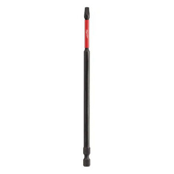Bit Impact Screwdriver, No. 3, 6 In Lg, Square, Alloy Steel