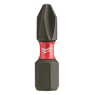 Bit Impact Screwdriver, No. 2, 1 In Lg, Phillips, Alloy Steel, 250/pack
