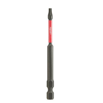 Impact Screwdriver Bit, T15, 3-1/2 in lg, Torx, Alloy Steel