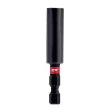 Bit Holder Impact Magnetic, Steel, 1/4 In Drive, Hex, C-ring Locking, 2.36 In Oal