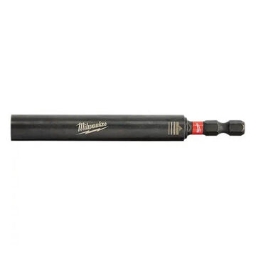 Bit Holder Impact Magnetic, Steel, 0.25 In Drive, Hex, 1/4 In Shank, 4 In Lg, 0.46 In Dia