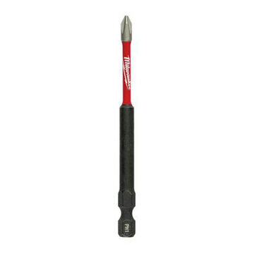 Impact Screwdriver Bit, No. 1, 3-1/2 in lg, Phillips, Alloy Steel