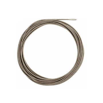 Cable Drop Head Drain Cleaning, Steel, 5/16 In Dia, Drop Head Connection, 1-1/4 To 2-1/2 In Capacity, Steel, 75 Ft Maximum Run