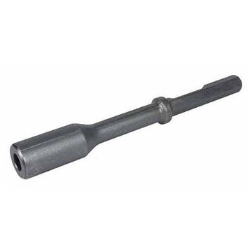 Ground Rod Driver, Black Oxide Steel, 9-3/4 in lg