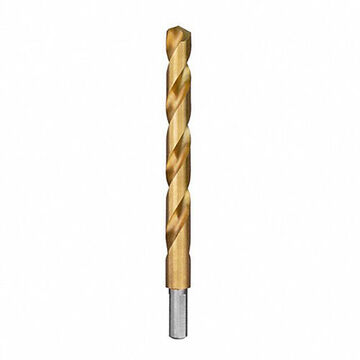 Jobber Drill Bit, HSS, 31/64 in Dia, Spiral, 4-3/8 in Flute, 5-7/8 in OAL