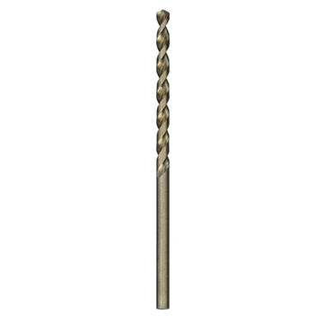 Single End Jobber Drill Bit, Steel, 7/64 in Dia, Parabolic/Twist, 1-1/2 in Flute, 2.68 in OAL