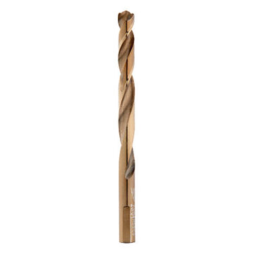 Bit Single End Jobber Drill, Cobalt, 23/64 In Dia, Parabolic/twist, 3.6 In Flute, 5 In Oal