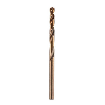 Twist Jobber Drill Bit, 0.18 in Shank, 4.5 mm Dia, 3.1 in lg, Cobalt