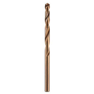 Metric Jobber Drill Bit, Cobalt, 4.8 mm Dia, Spiral, 2.05 in Flute, 3.4 in OAL