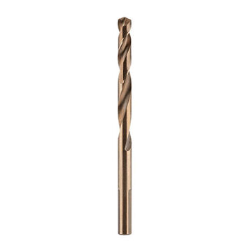 Metric Jobber Drill Bit, Cobalt, 6.5 mm Dia, Spiral, 2.48 in Flute, 4 in OAL