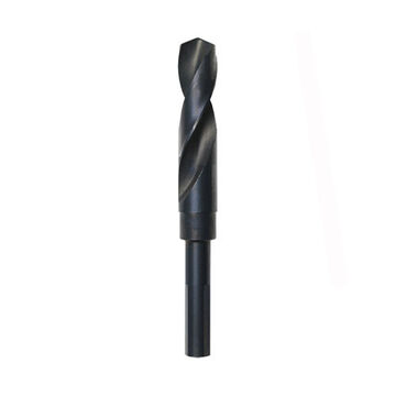 Bit Silver And Deming Wood Drill, Material Hss, Black Oxide Finish, 1/2 In 3-flat Shank, 6 In Oal, 15/16 In Dia