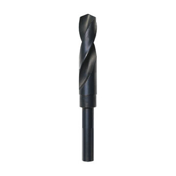 Silver and Deming Drill Bit, HSS, Parabolic Flute, 1/2 in, 3-Flat/Reduced Flute, 31/32 in dia