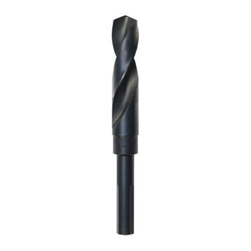 Bit Silver And Deming Wood Drill, Material Hss, Black Oxide Finish, 1/2 In 3-flat Shank, 6 In Oal, 1-1/16 In Dia