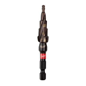 Step Drill Bit, 4 to 12 mm, Hex Shank