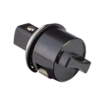Knob Assembly High Speed Ratchet Tall Shift, Steel, 0.8 In Dia, 0.8 In Wd, 0.8 In Lg, Black