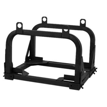 Hanger Remote Pump Bucket, Steel, 14 In Wd, 12 In Ht, 17.25 In Dp, Black