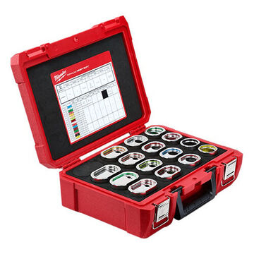 Die Kit U-style, Stainless Steel, 16 Pieces, 15 Number Of Crimping, 6 To 750 Kcmil Aluminum Crimping Capacity, Vivid