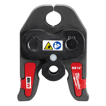 Press Tool Jaw Extended Standard, Steel, 1/2 In Capacity, Stainless Steel