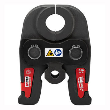 Press Tool Jaw Extended Standard, Steel, 3/4 In Capacity, Applicable Material Carbon Steel, Stainless Steel